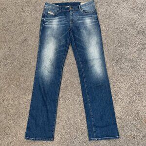 DIESEL BOOTZEE Regular Slim Bootcut Regular Waist Blue Denim Jeans EUC - W32 L34